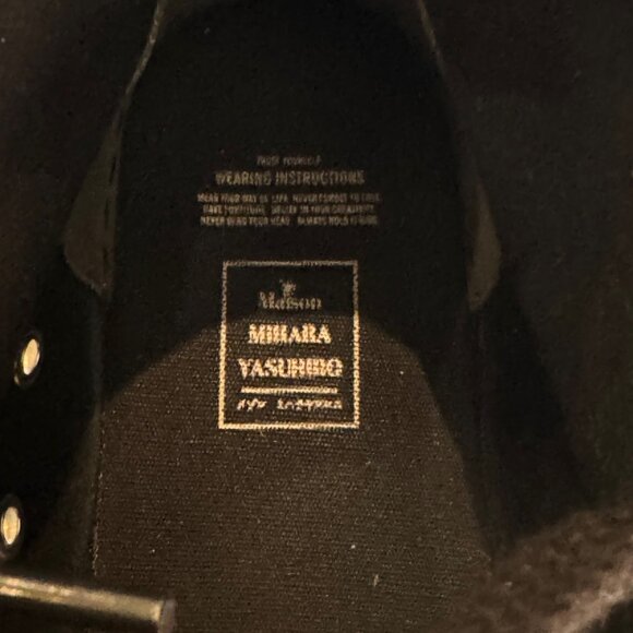 Maison Mihara Yasuhiro “Hank” OG Sole Canvas High Sneakers - Picture 9 of 10